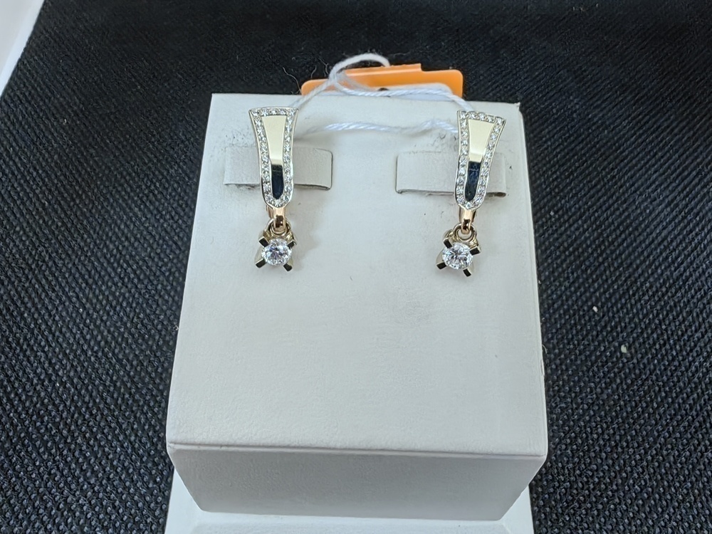 СЕРЬГИ БРИЛЛИАНТ (Au 585)