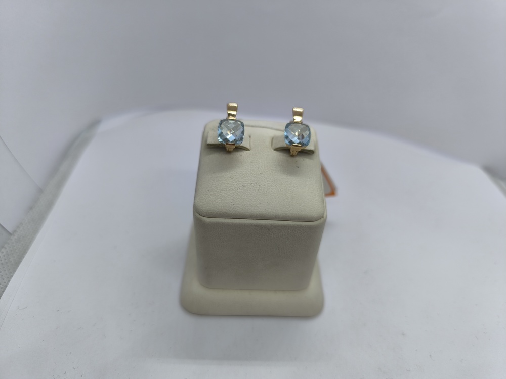 СЕРЬГИ С КАМНЕМ (Au 585)