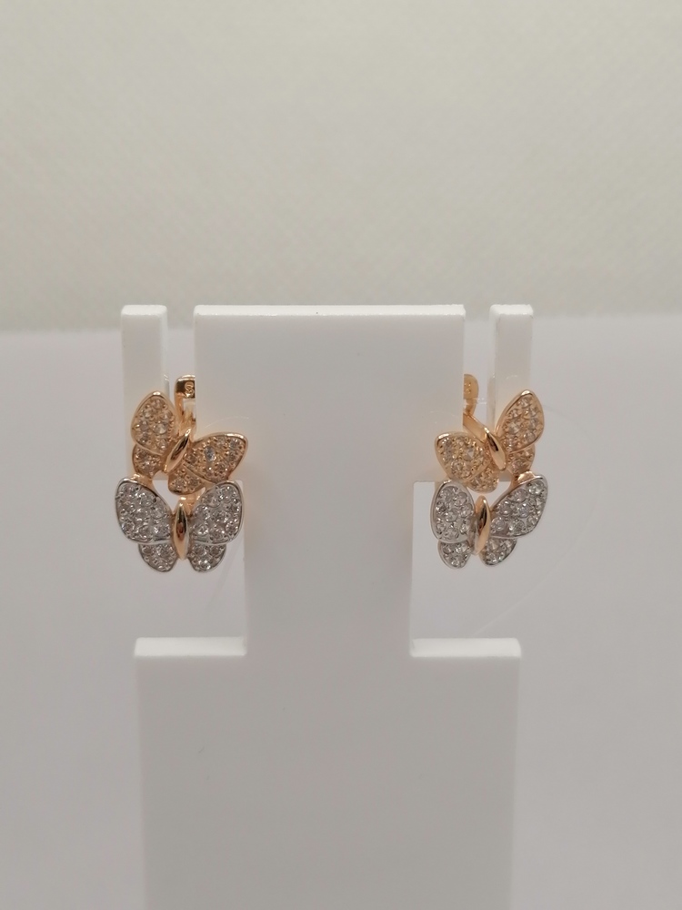 СЕРЬГИ С КАМНЯМИ (Au 585)