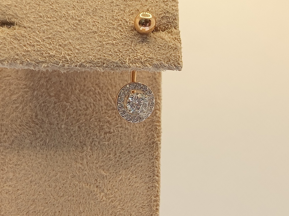 060213 ПИРСИНГ С КАМНЯМИ (Au 585)