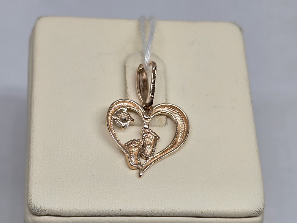 ПОДКМ585 ПОДВЕСКА С КАМНЕМ (Au 585)