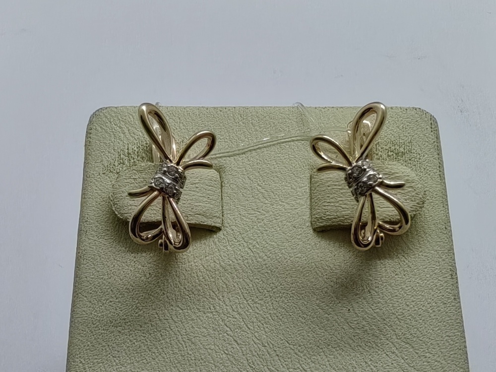 СЕРЬГИ С КАМНЯМИ (Au 585)