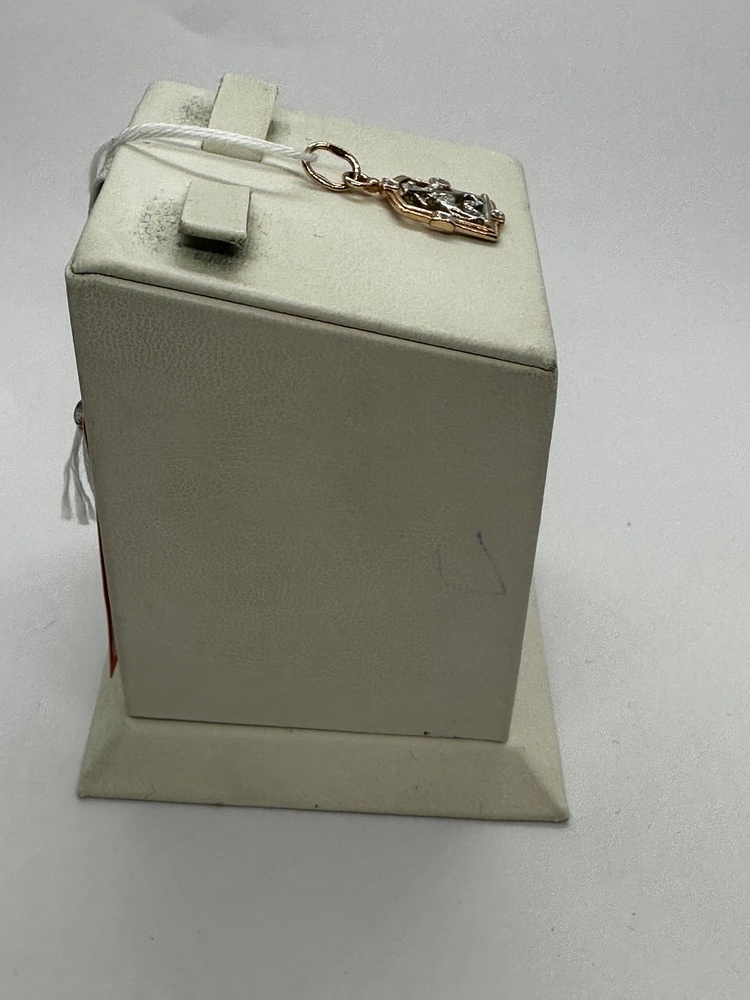 ПОДИКИ585 ПОДВЕСКА ИКОНА С КАМНЯМИ (Au 585)