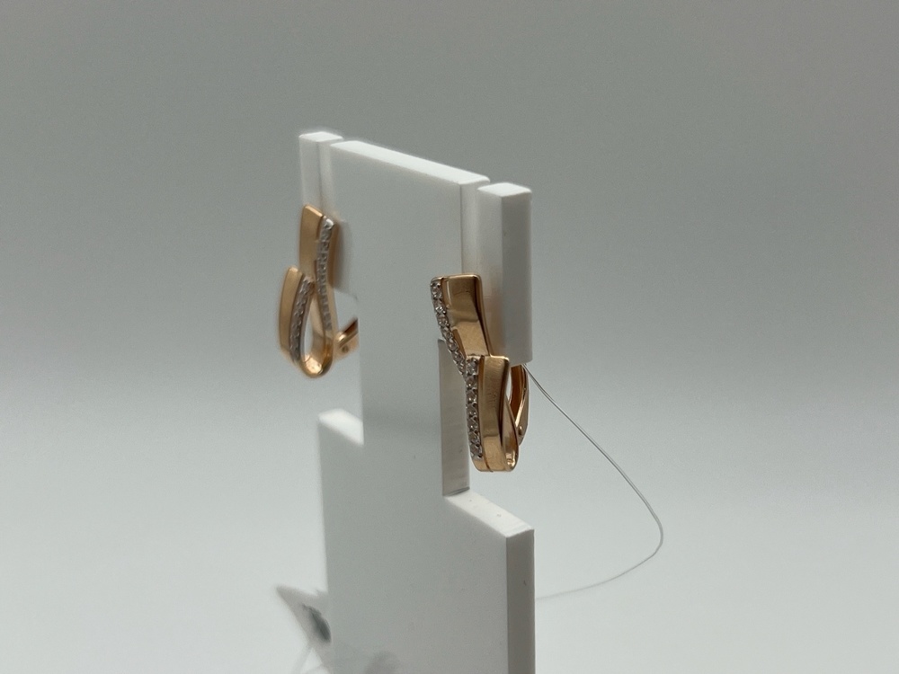 СЕРЬГИ С КАМНЯМИ (Au 585)