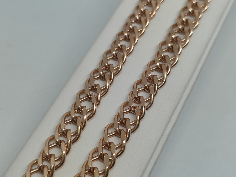 ЦПР2585 ЦЕПЬ ПУСТОТЕЛАЯ Ромб двойной (Au 585)