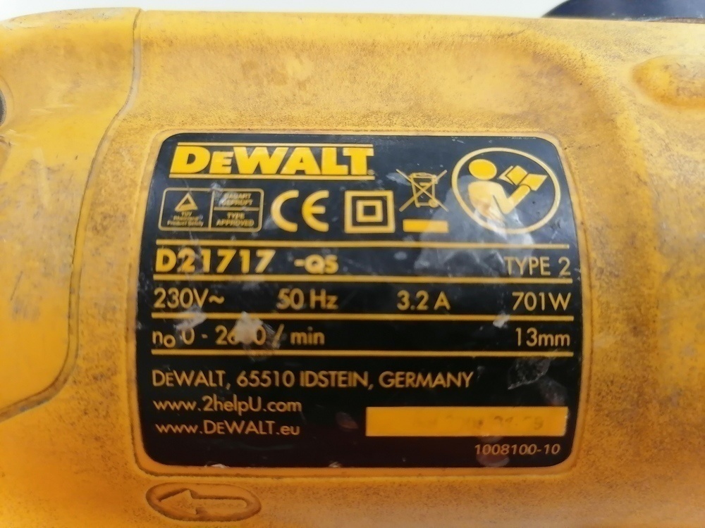 Дрель-ударная Dewalt D 21717