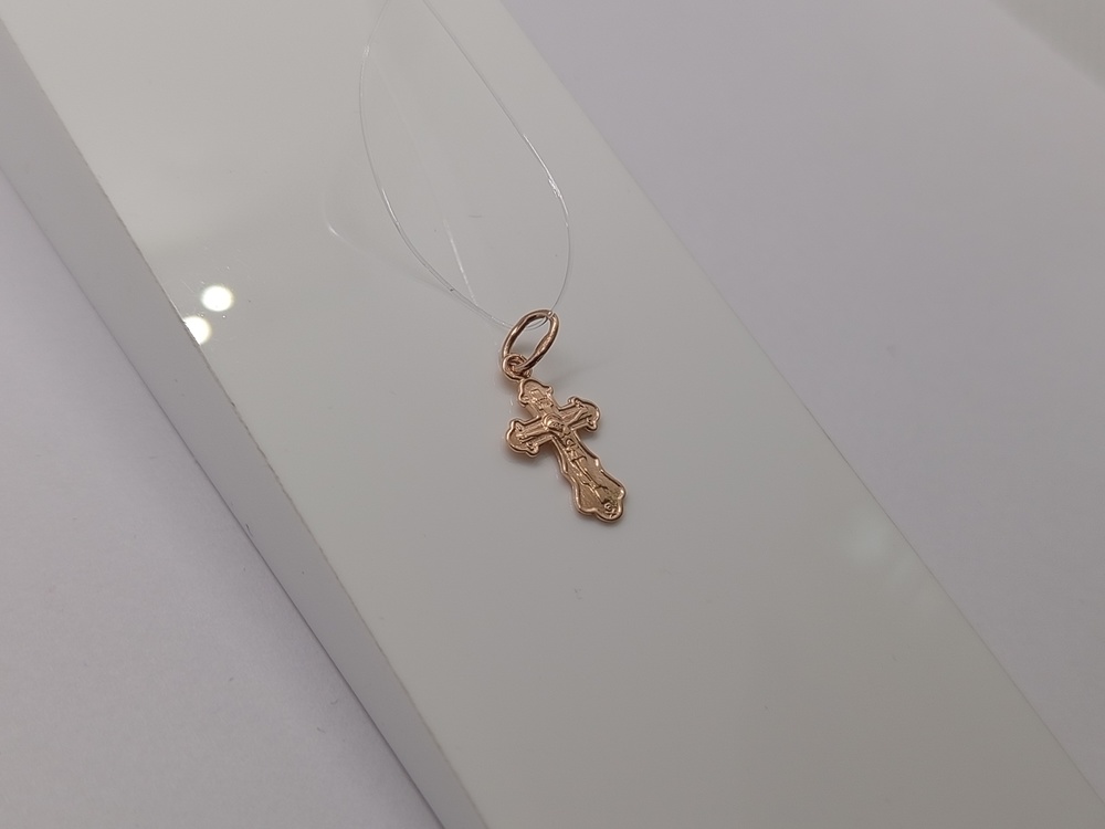 ПОДВЕСКА КРЕСТ без камня (Au 585)