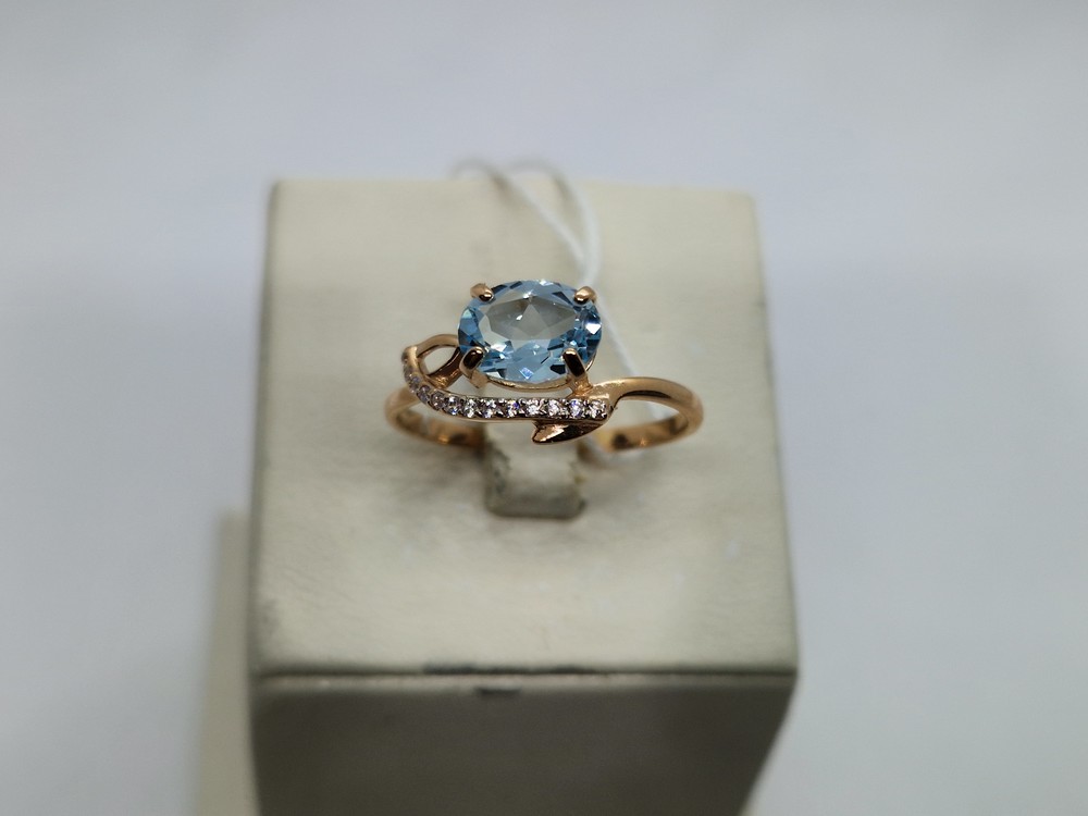 КОЛКМИ585 КОЛЬЦО С КАМНЯМИ (Au 585)