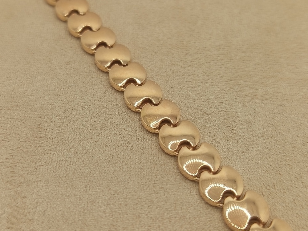 БРАСЛЕТ ПУСТОТЕЛЫЙ Фантазия Au 585