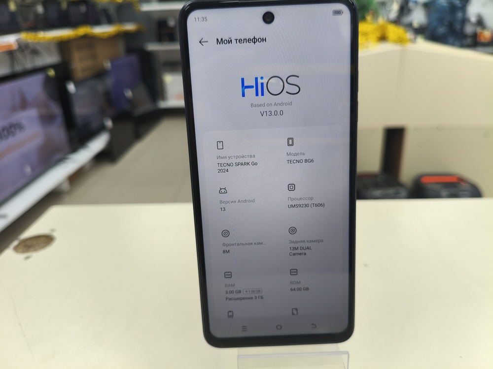 Смартфон Tecno Spark Go 2024 3/64