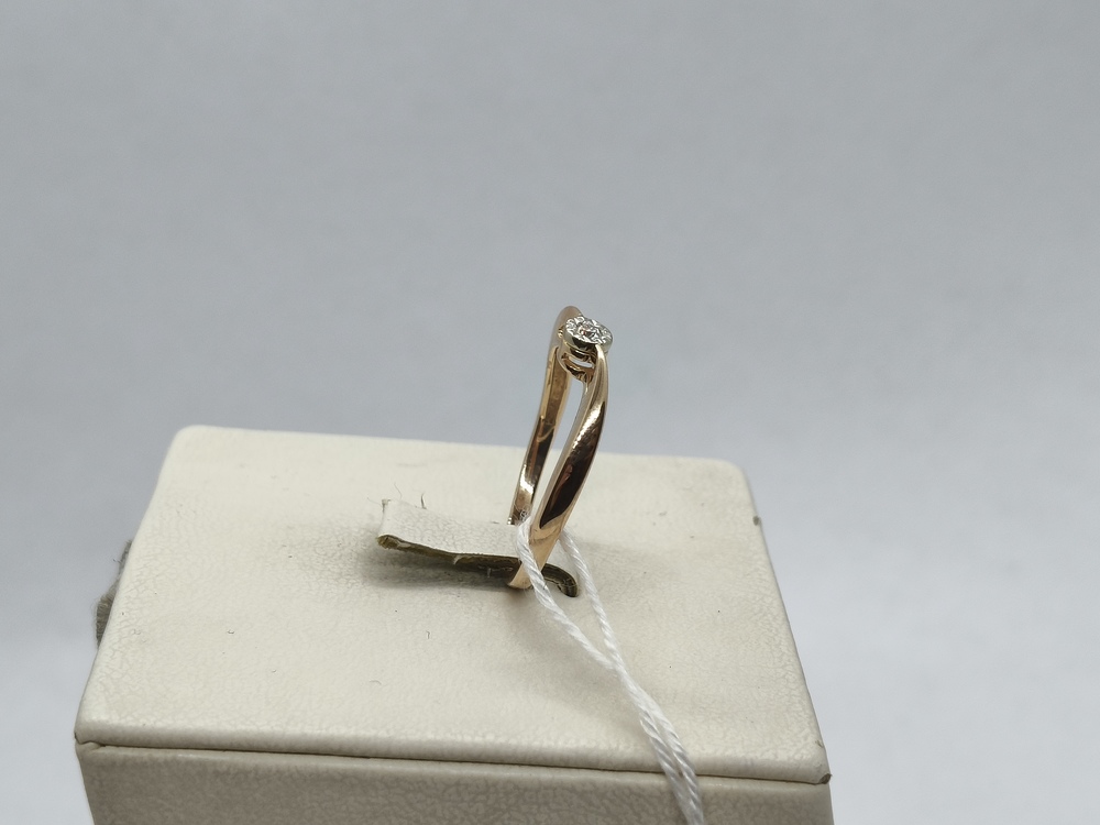 КОЛЬЦО БРИЛЛИАНТ Au 585