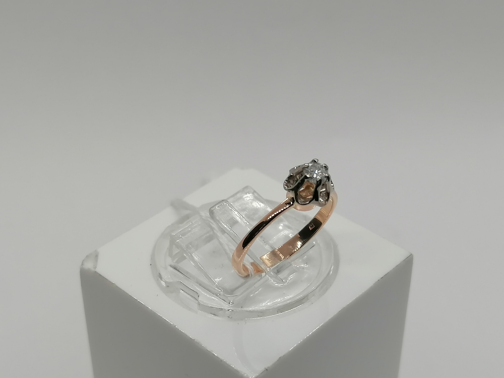 КОЛЬЦО БРИЛЛИАНТ Au 585