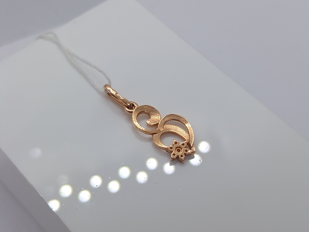 ПОДКМИ585 ПОДВЕСКА С КАМНЯМИ (Au 585)