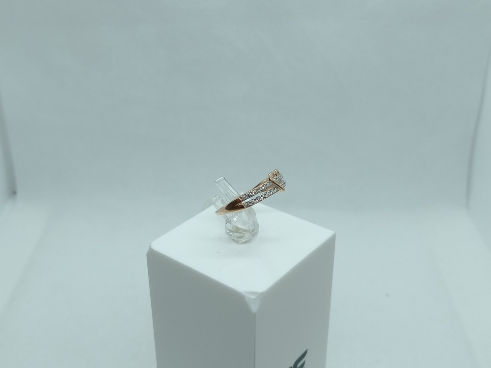 КОЛКМИ585 КОЛЬЦО С КАМНЯМИ (Au 585)