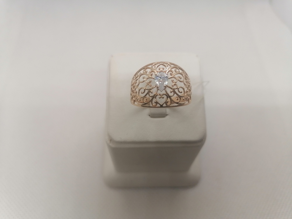 КОЛЬЦО С КАМНЕМ (Au 585)