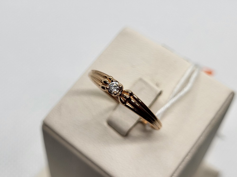 КОЛЬЦО БРИЛЛИАНТ Au 585