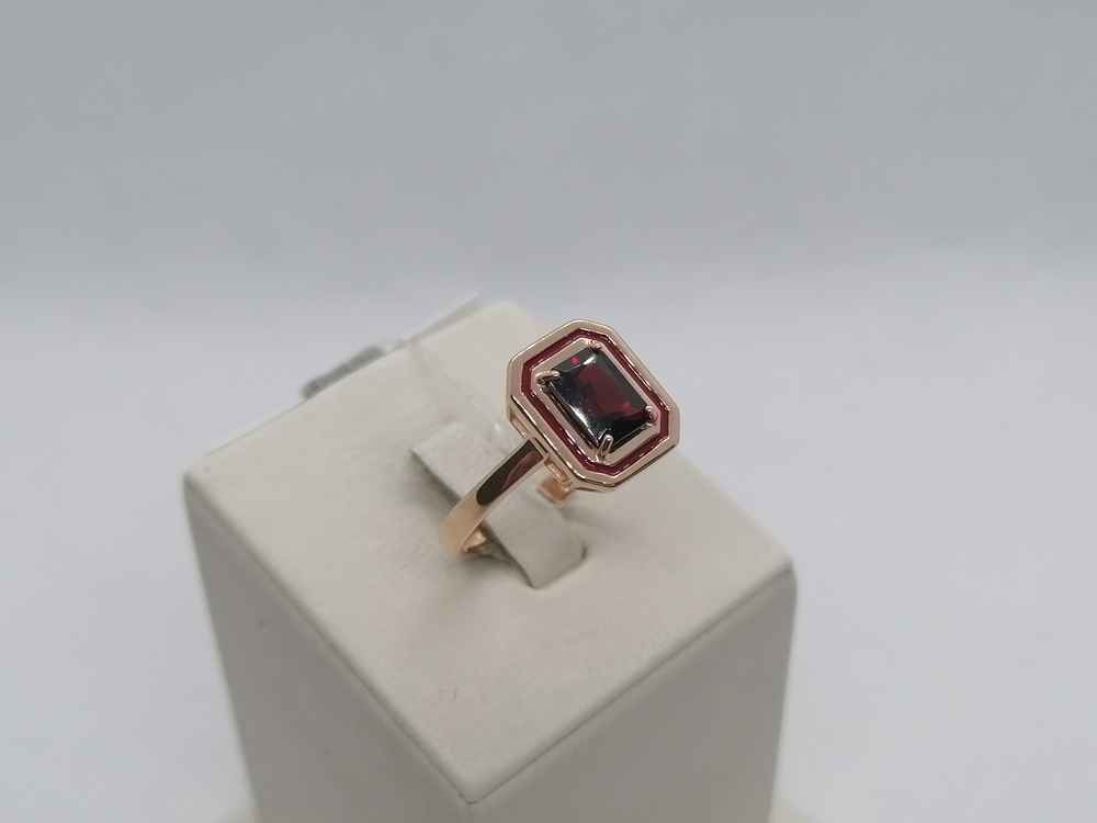 КОЛЬЦО ГРАНАТ (Au 585)