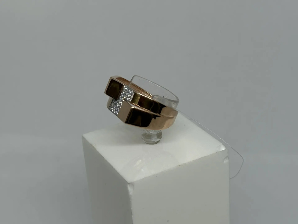 КОЛЬЦО С КАМНЯМИ (Au 585)