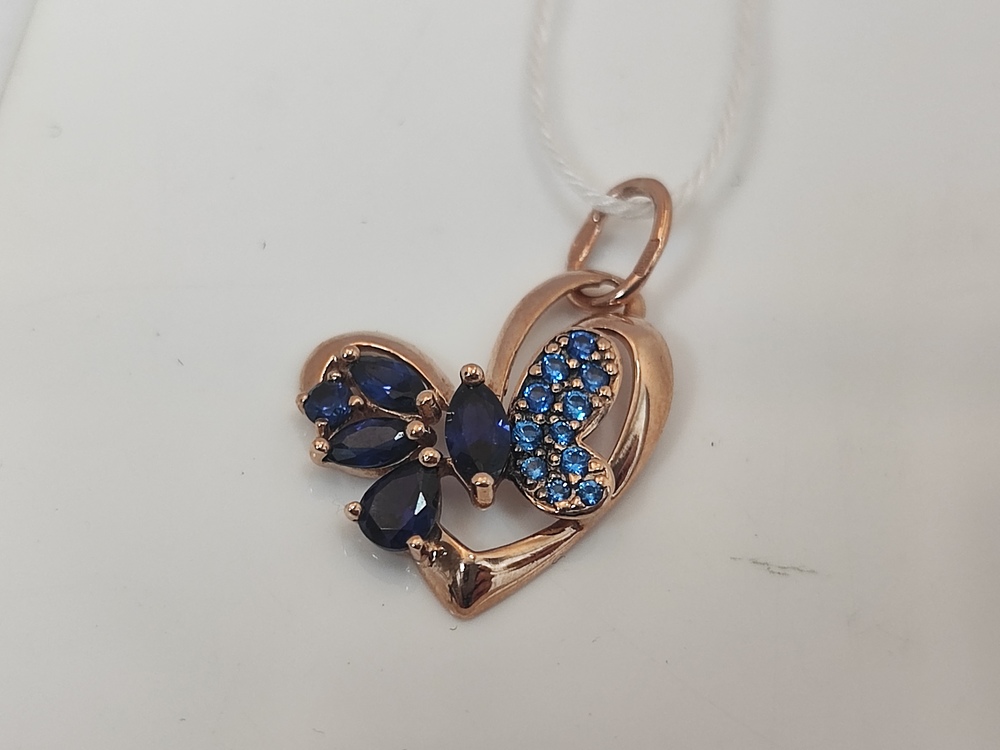 ПОДВЕСКА С КАМНЯМИ (Au 585)