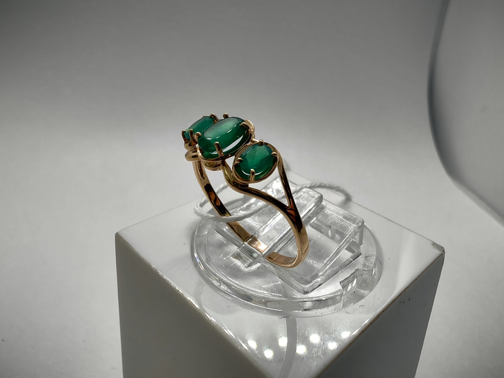 КОЛКМИ585 КОЛЬЦО С КАМНЯМИ (Au 585)