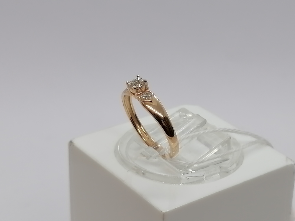 КОЛЬЦО БРИЛЛИАНТ Au 585