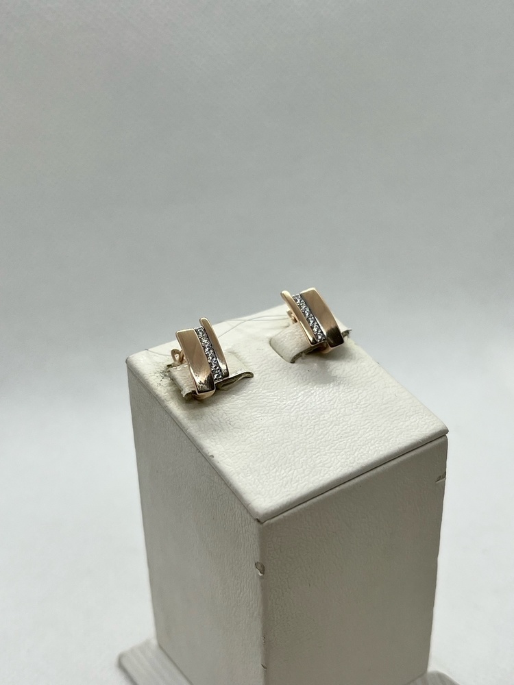 СЕРЬГИ С КАМНЯМИ (Au 585)