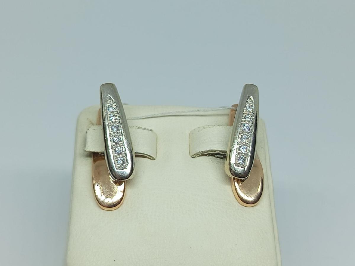 СЕРЬГИ С КАМНЯМИ (Au 585)