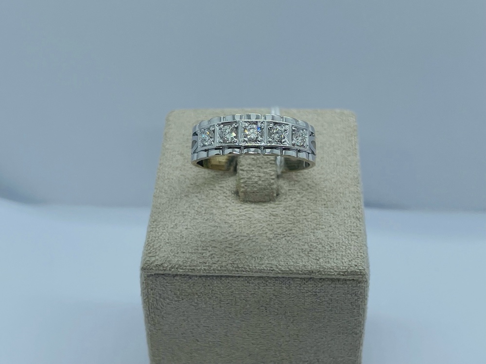 КОЛКМИ750 КОЛЬЦО С КАМНЯМИ (Au 750)