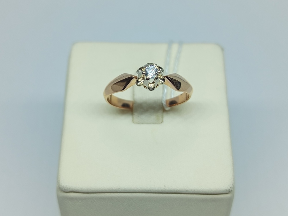 КОЛЬЦО С КАМНЕМ (Au 585)