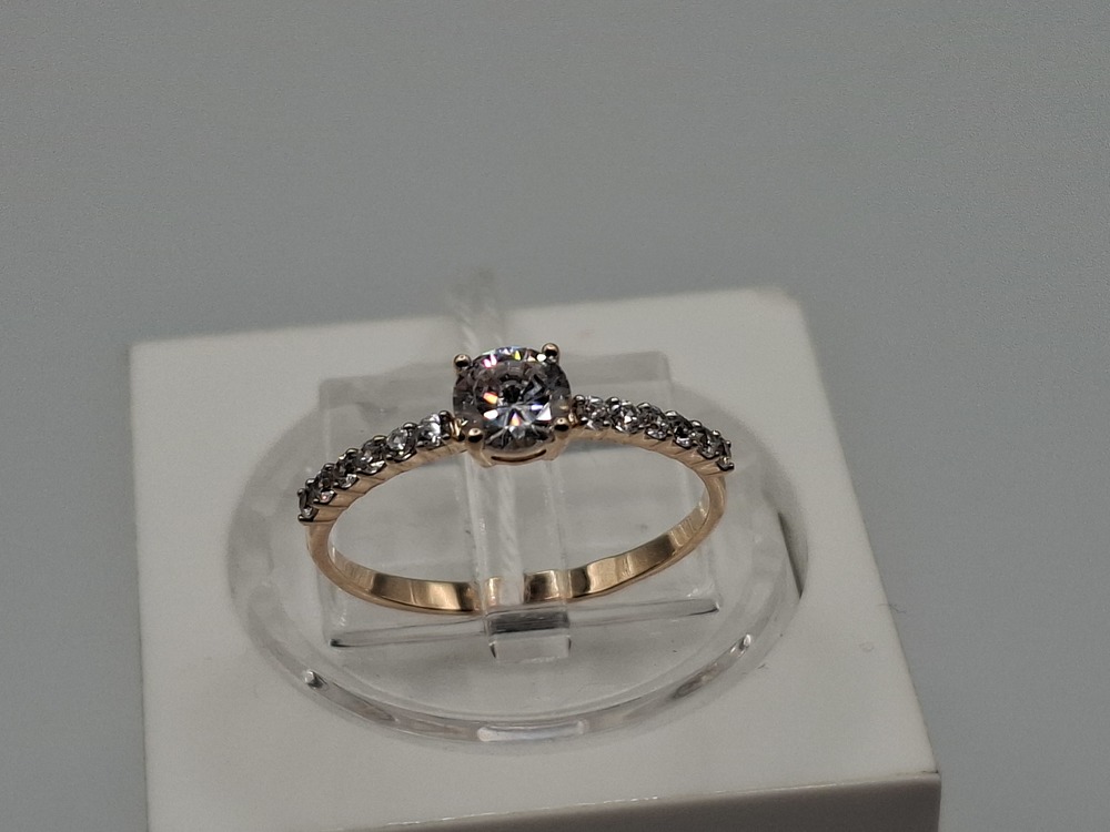 КОЛКМИ585 КОЛЬЦО С КАМНЯМИ (Au 585)