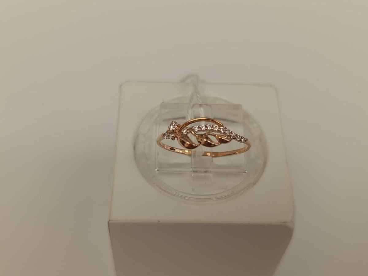 КОЛКМИ585 КОЛЬЦО С КАМНЯМИ (Au 585)