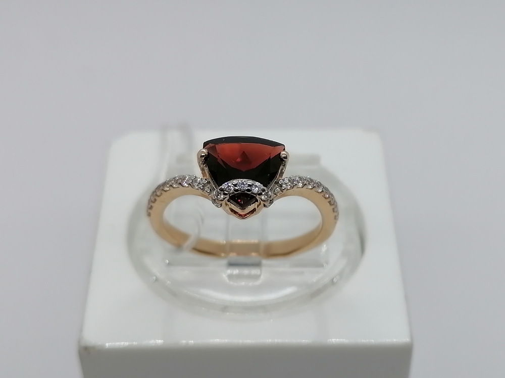 КОЛКМИ585 КОЛЬЦО С КАМНЯМИ (Au 585)