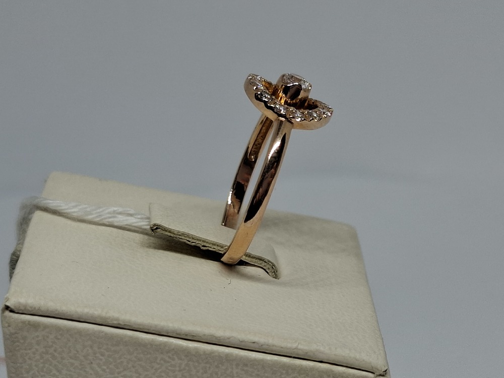 КОЛКМИ585 КОЛЬЦО С КАМНЯМИ (Au 585)