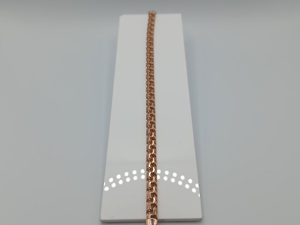 БЛБ585 БРАСЛЕТ ПОЛНОВЕСНЫЙ Бисмарк (Au 585)