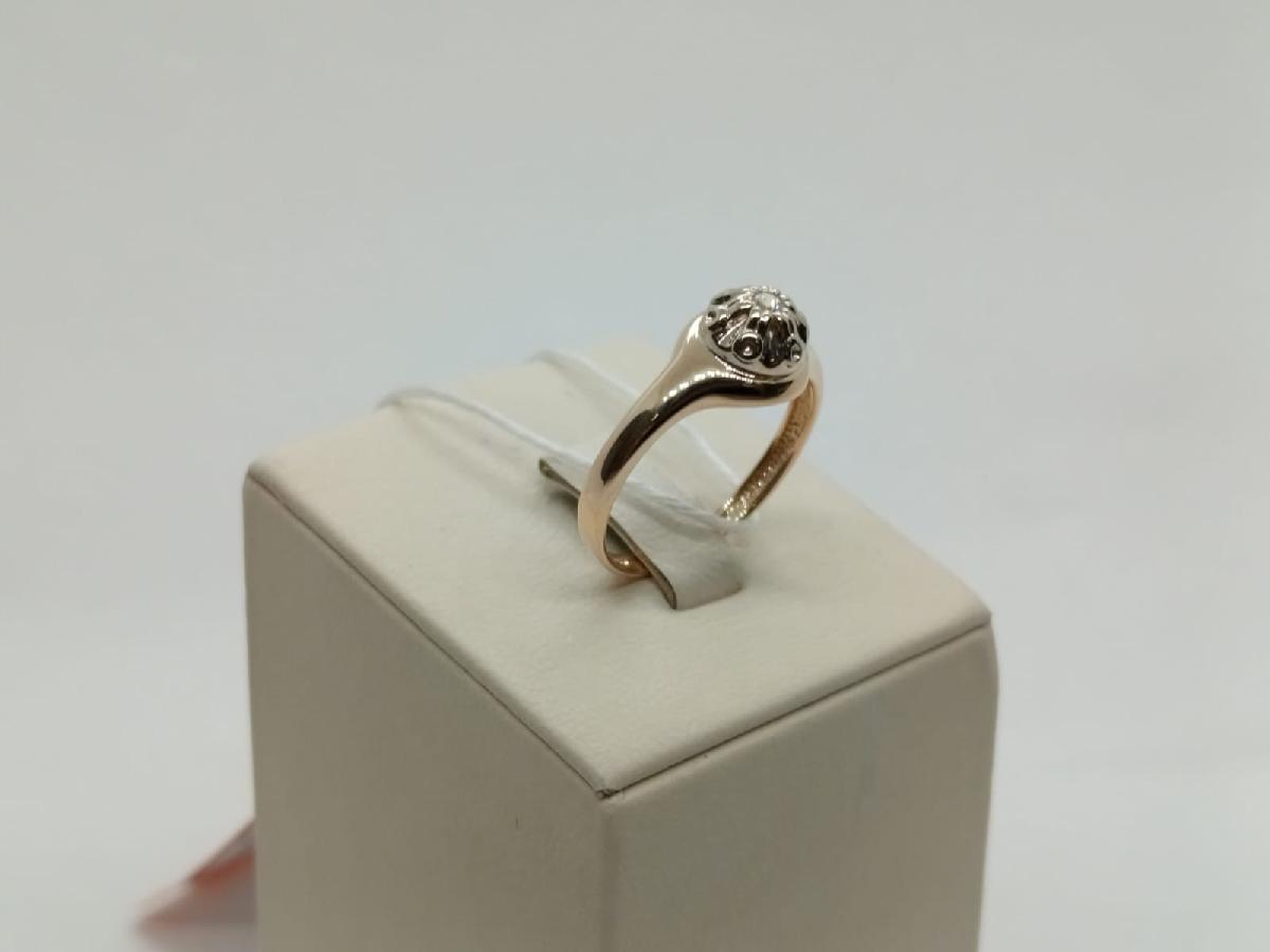 КОЛЬЦО БРИЛЛИАНТ Au 585