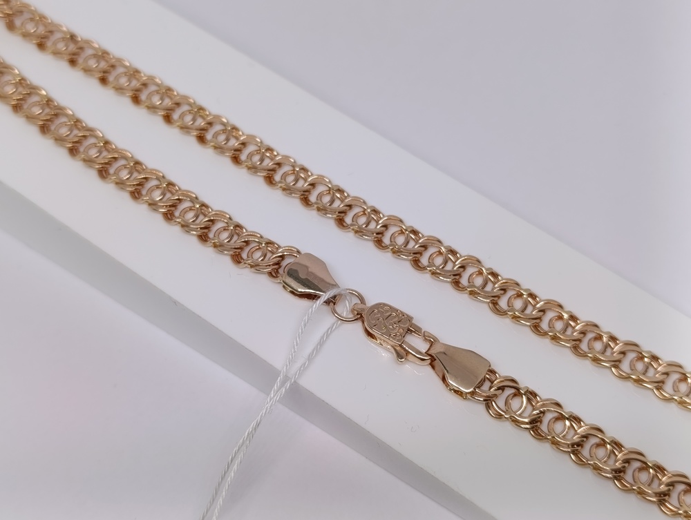 ЦЕПЬ ПОЛНОВЕСНАЯ Бисмарк арабский (Au 585)