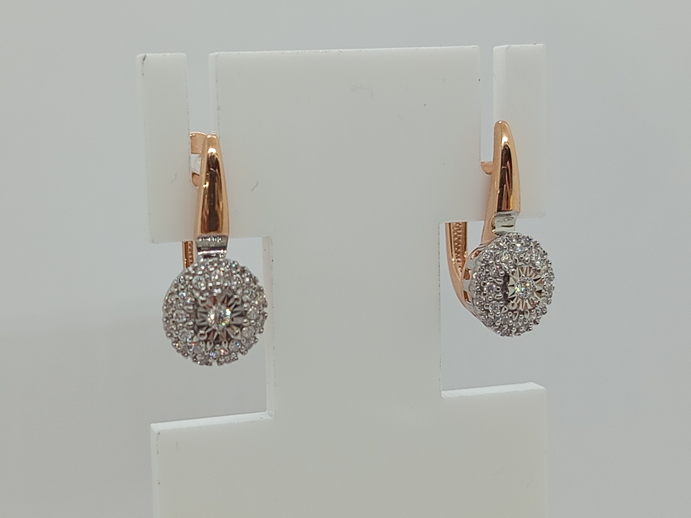 СЕРЬГИ БРИЛЛИАНТ (Au 585)