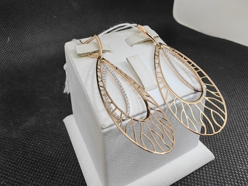 СКМИ585 СЕРЬГИ С КАМНЯМИ (Au 585) СКМИ585 СЕРЬГИ С КАМНЯМИ (Au 585)