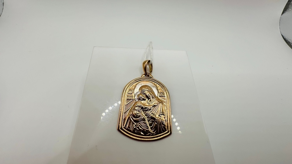 ПОДИБК585 ПОДВЕСКА ИКОНА БЕЗ КАМНЯ (Au 585)