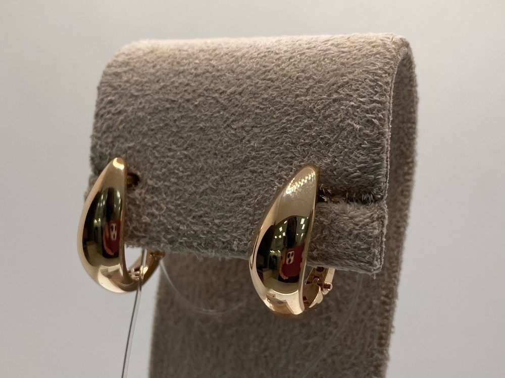 СЕРЬГИ БЕЗ КАМНЯ (Au 585)