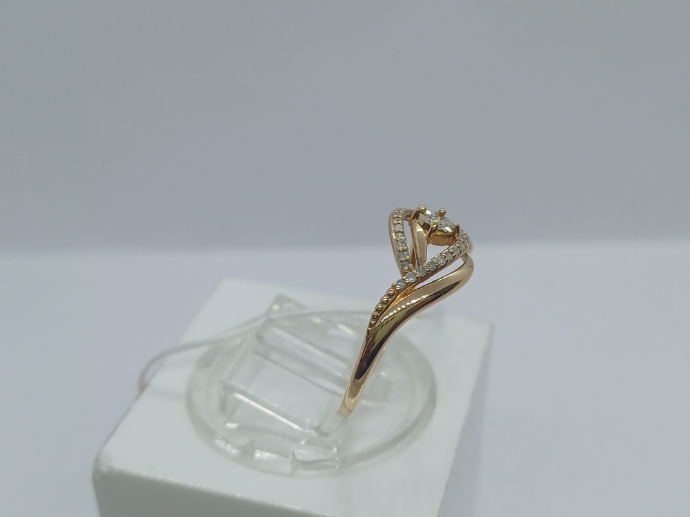 КОЛЬЦО БРИЛЛИАНТ Au 585