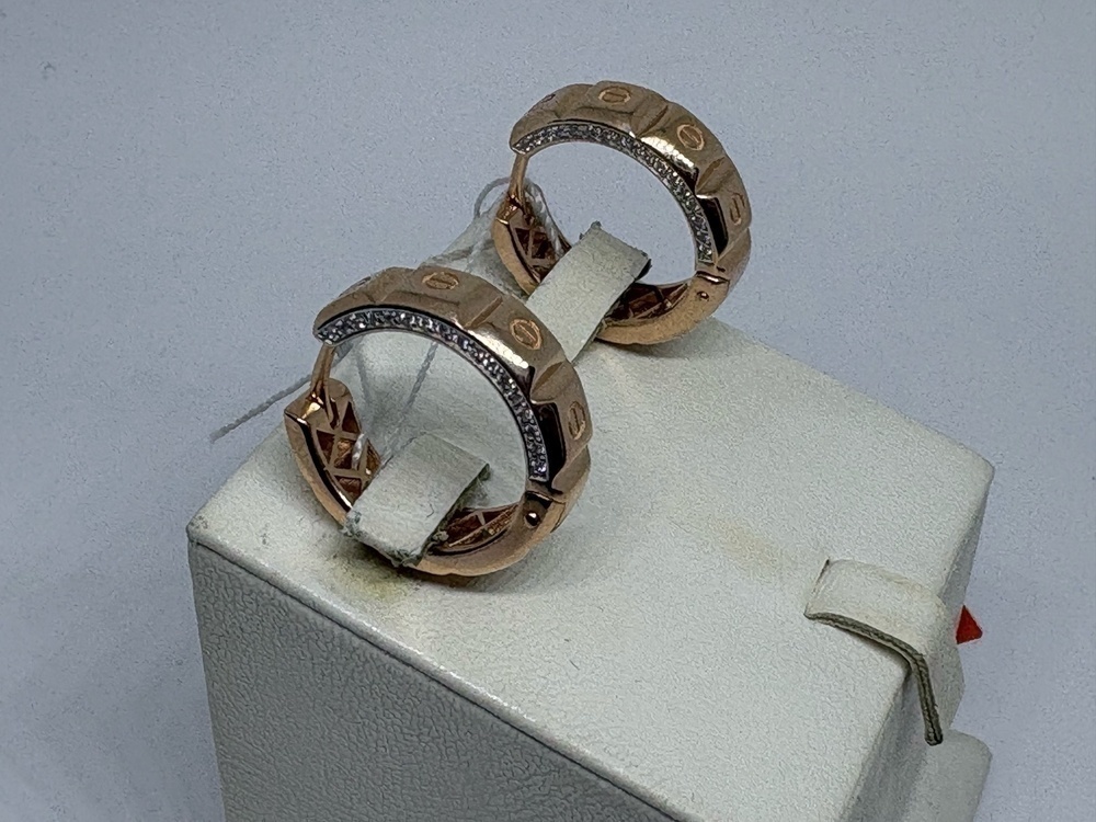 СЕРЬГИ С КАМНЯМИ (Au 585)