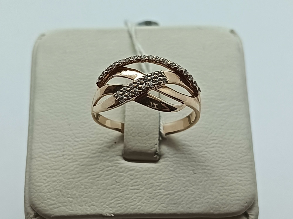 КОЛКМИ585 КОЛЬЦО С КАМНЯМИ (Au 585)