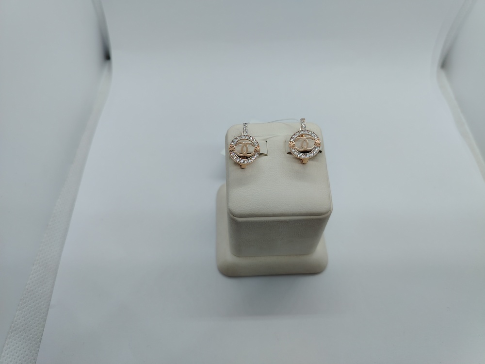 СЕРЬГИ С КАМНЯМИ (Au 585)