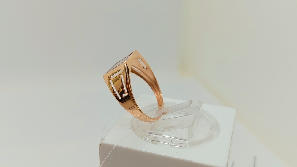 КОЛЬЦО ПЕЧАТКА Эмаль (Au 585)