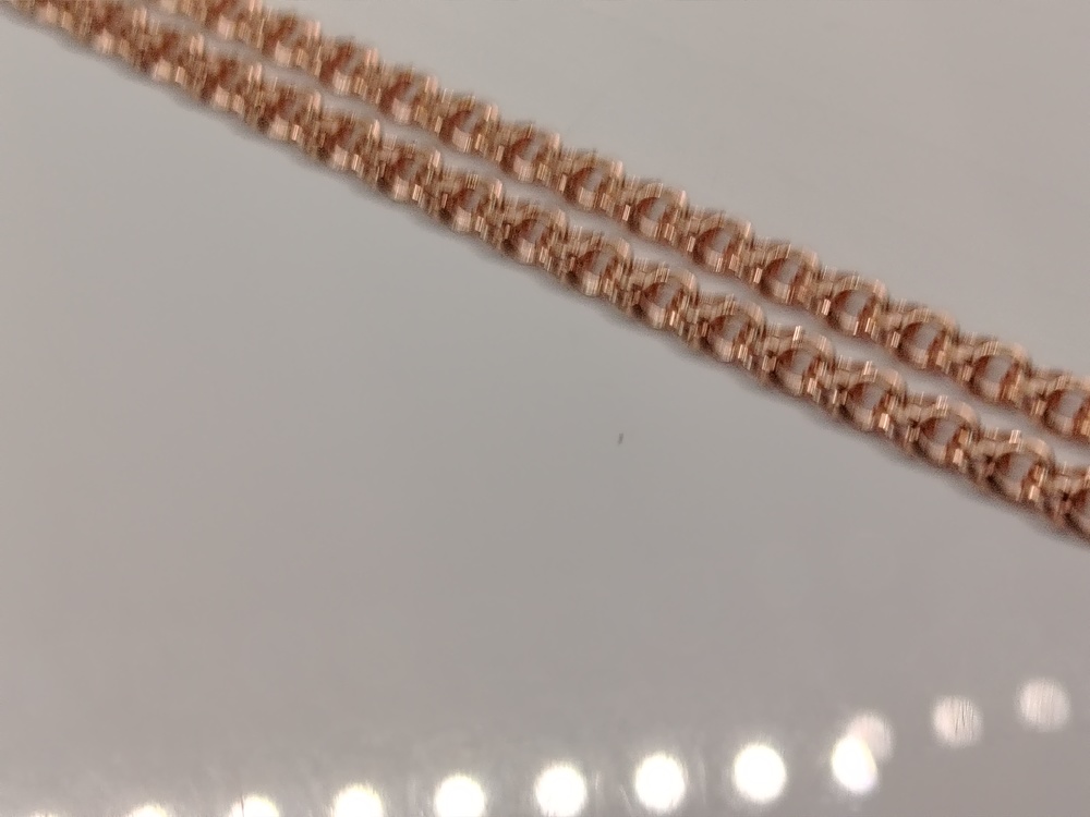 ЦЕПЬ ПУСТОТЕЛАЯ Бисмарк (Au 585)