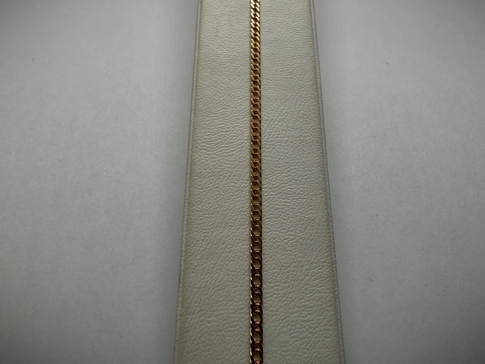 БРАСЛЕТ ПОЛНОВЕСНЫЙ Ромб двойной Au 585