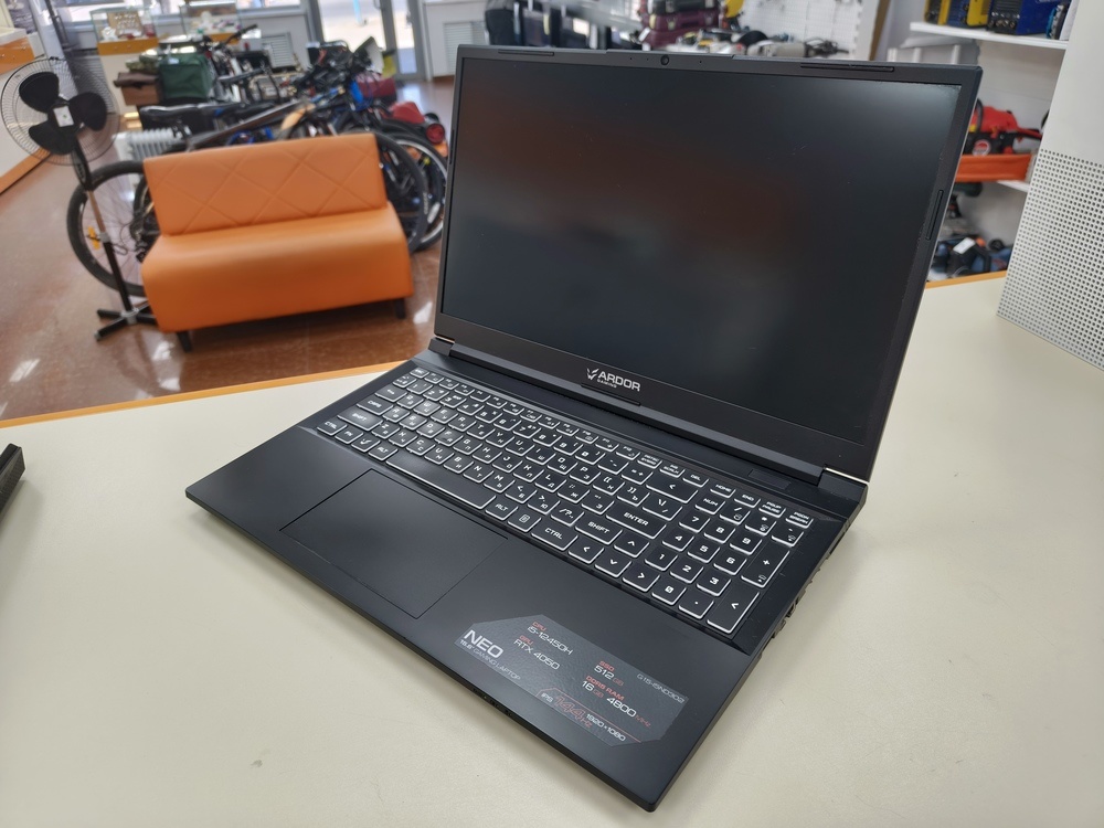 Ноутбук ARDOR Gaming; Core I5-12450H, GeForce RTX 4050, 16 Гб, 512 GB, Нет