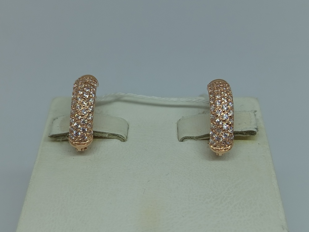 СКМИ585 СЕРЬГИ С КАМНЯМИ (Au 585)