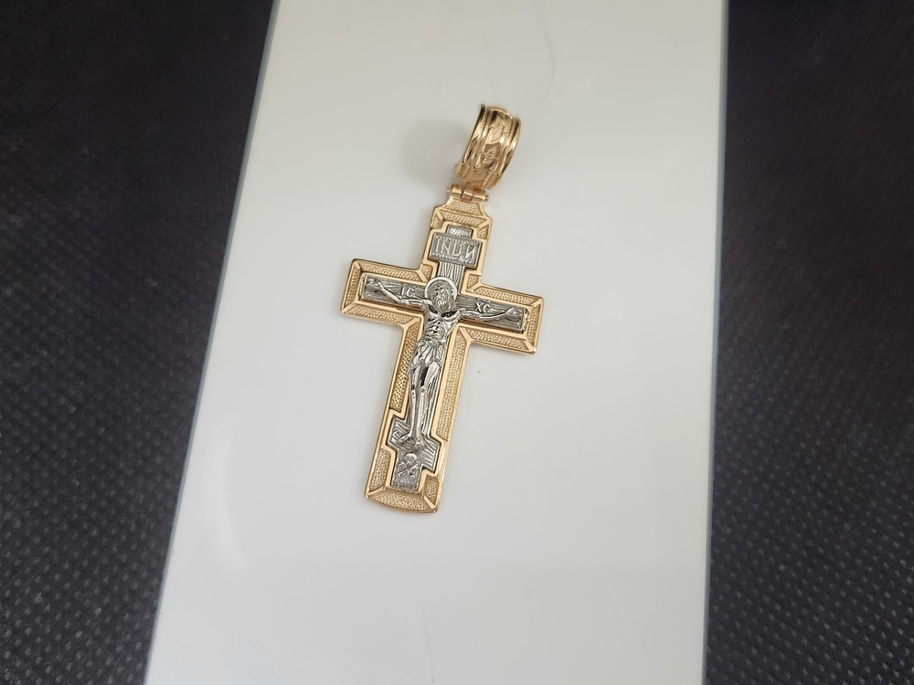 ПОДВЕСКА КРЕСТ без камня (Au 585)